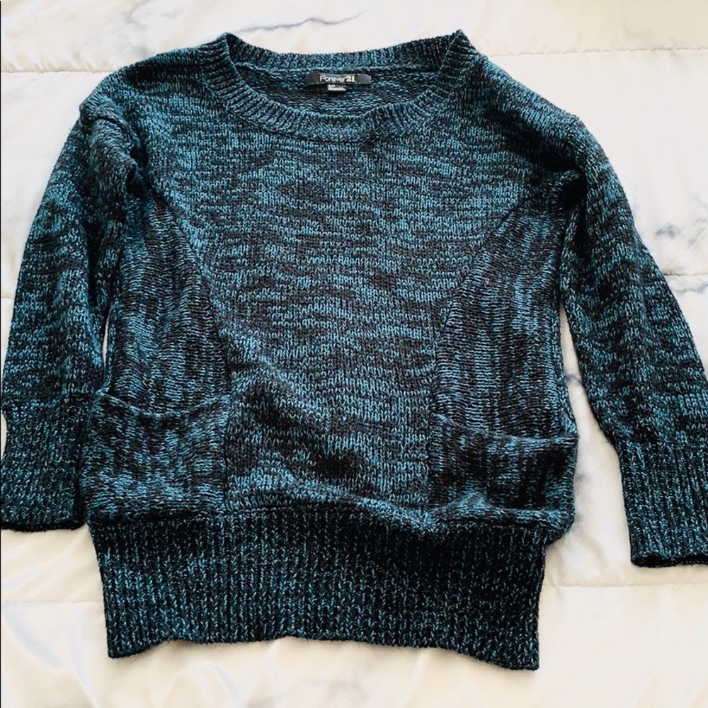 Forever 21 Knit Long Sleeve Top